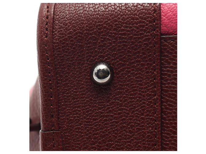 Bolsa Loewe Amazona 28 Marrom Rosa Vermelho - vista 7