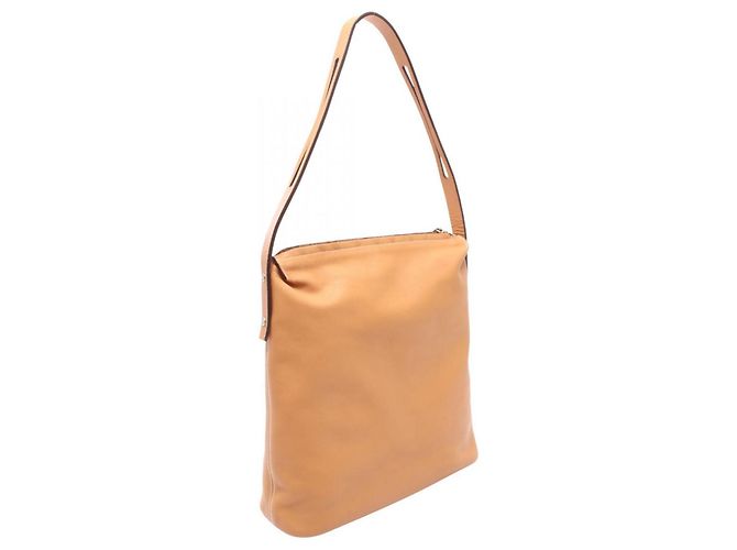 Borsa a tracolla Loewe in pelle beige - view 2
