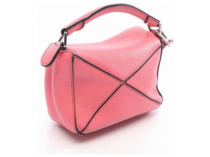 Loewe Puzzle Bag Mini 2-Way Handtasche Pink - Ansicht 2