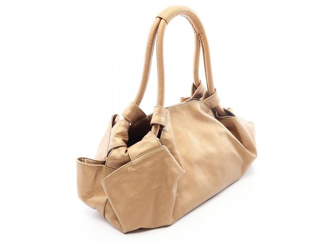 Bolsa Loewe Nappa Aire em couro Gold Dourado - vista 2