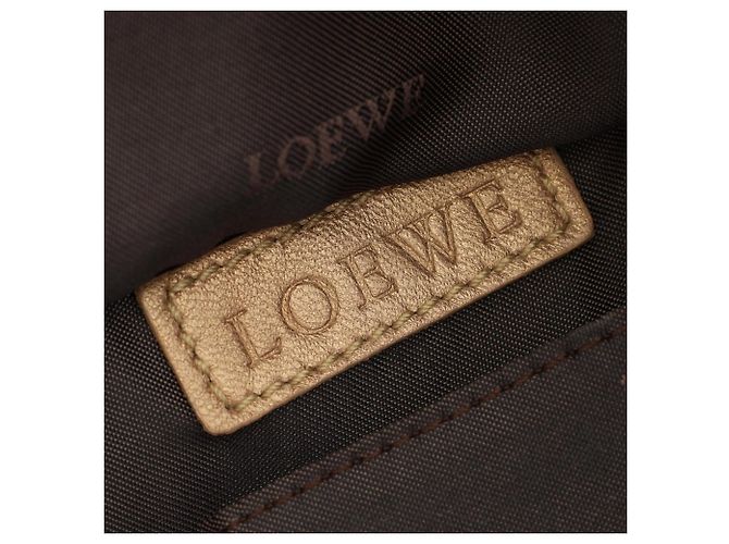 Bolsa Loewe Nappa Aire em couro Gold Dourado - vista 4