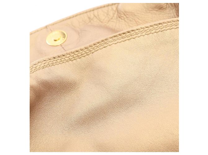 Bolsa Loewe Nappa Aire em couro Gold Dourado - vista 8
