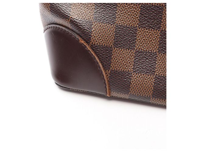 Borsa Tote Louis Vuitton Hampstead PM Damier Ebene Marrone - vista 10