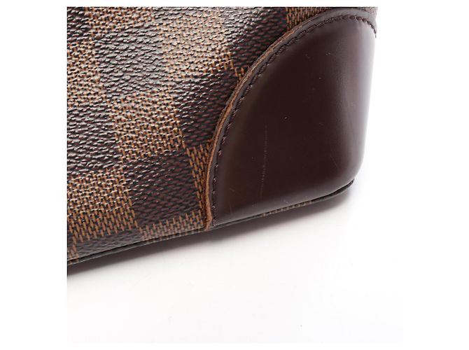 Borsa Tote Louis Vuitton Hampstead PM Damier Ebene Marrone - vista 11