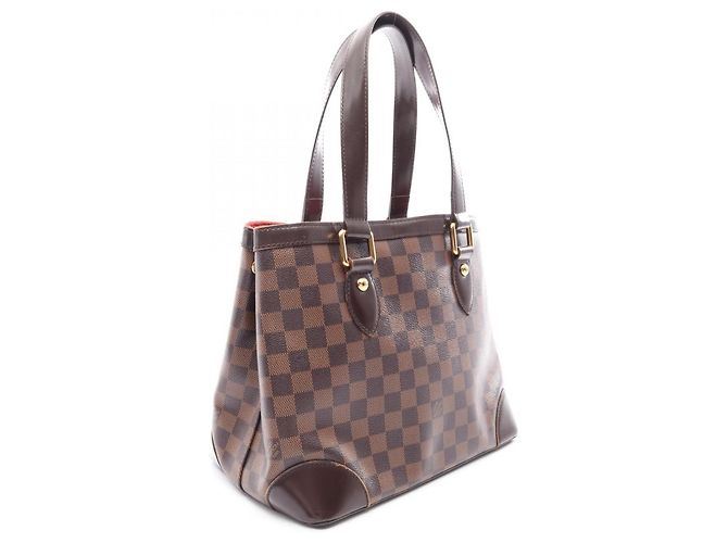 Borsa Tote Louis Vuitton Hampstead PM Damier Ebene Marrone - vista 2