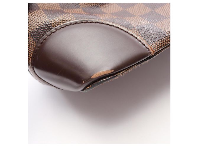 Borsa Tote Louis Vuitton Hampstead PM Damier Ebene Marrone - vista 7