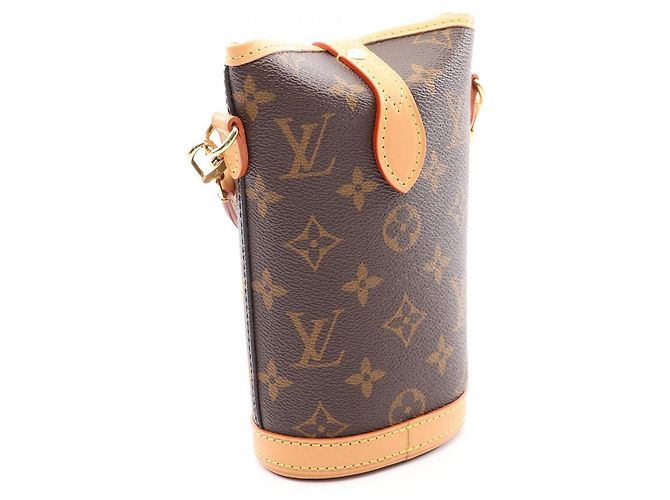 Pouch Fold Me Louis Vuitton Marrone - vista 2