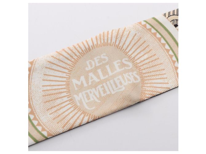 Louis Vuitton Bandeau BB Malle Merveilleuse Scarf Nero Multicolore Beige - vista 7
