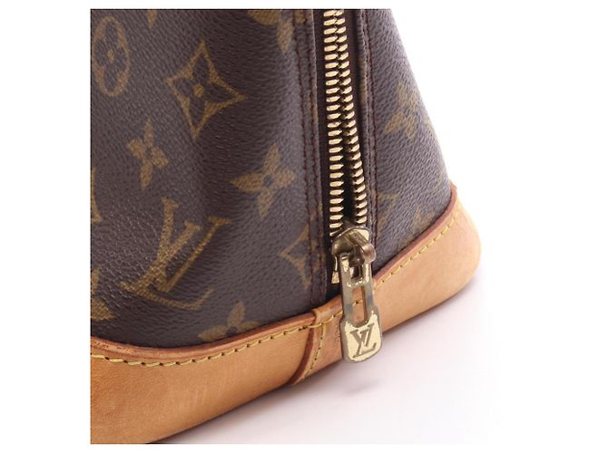 Bolso Louis Vuitton Alma PM Castaño Monograma - vista 10