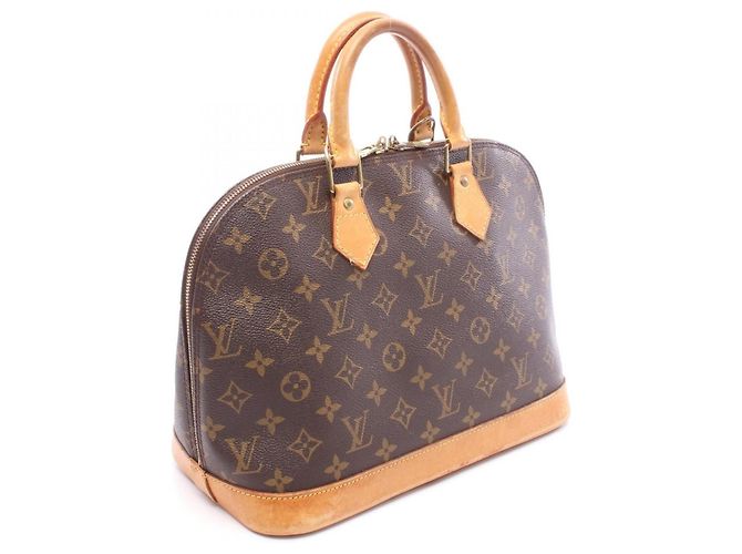 Bolso Louis Vuitton Alma PM Castaño Monograma - vista 2