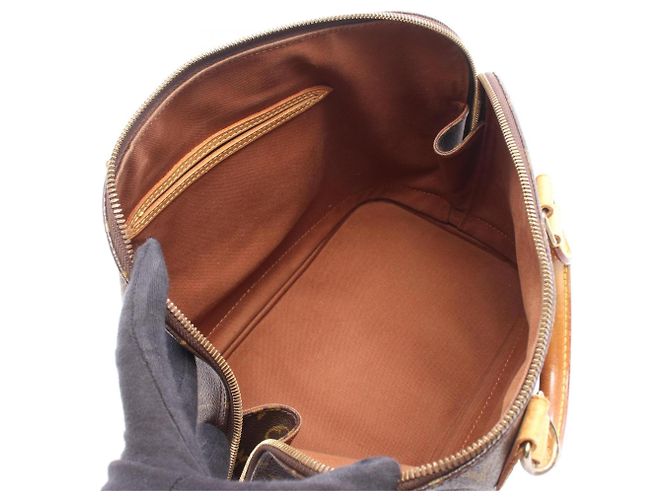 Bolso Louis Vuitton Alma PM Castaño Monograma - vista 3