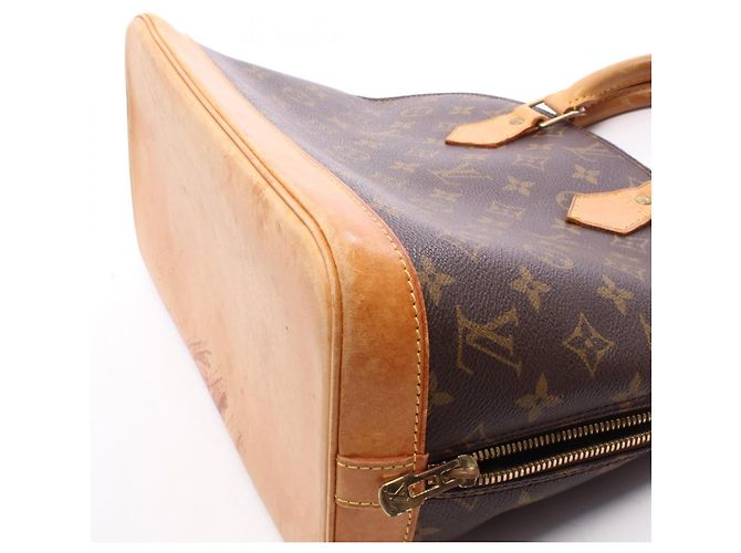 Bolso Louis Vuitton Alma PM Castaño Monograma - vista 8