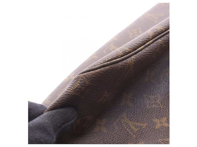 Borsa Tote Louis Vuitton Neverfull MM Monogram Marrone Monogramma - vista 14