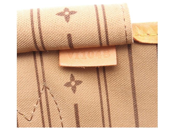 Borsa Tote Louis Vuitton Neverfull MM Monogram Marrone Monogramma - vista 5