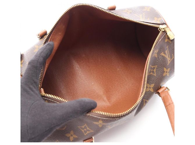 Borsa a mano Louis Vuitton Papillon 30 Monogram Marrone - vista 3