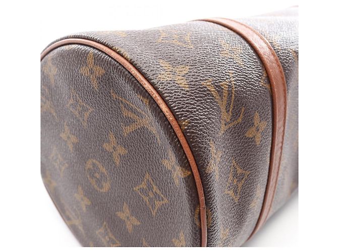 Borsa a mano Louis Vuitton Papillon 30 Monogram Marrone - vista 8
