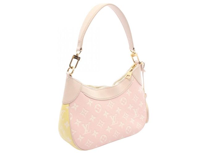 Borsa 2-Way Louis Vuitton Bagadelle NM Rosa Beige Giallo - vista 2