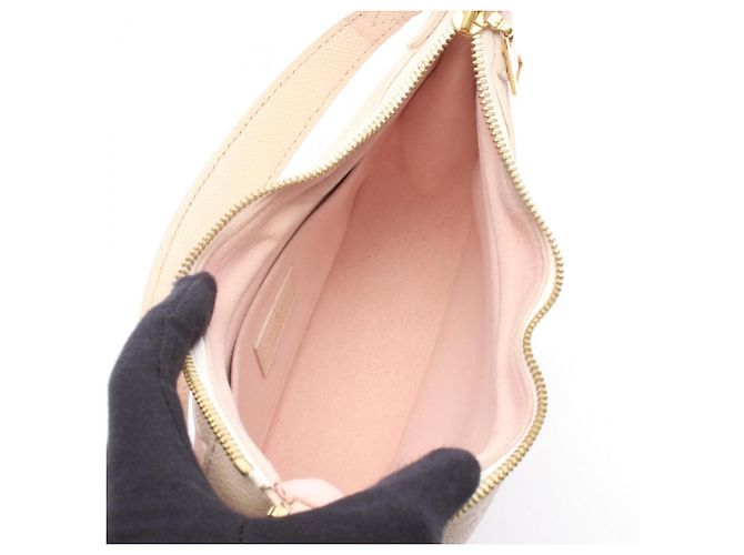 Borsa 2-Way Louis Vuitton Bagadelle NM Rosa Beige Giallo - vista 3