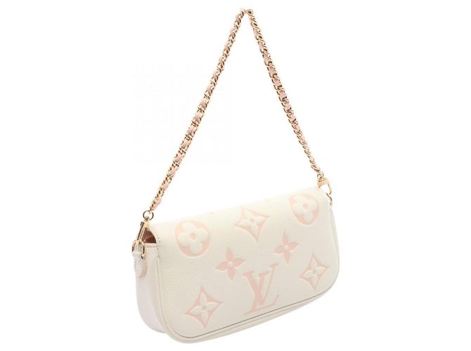 Louis Vuitton Wallet on Chain Ivy 2-Way Schultertasche Pink Weiß - Ansicht 2