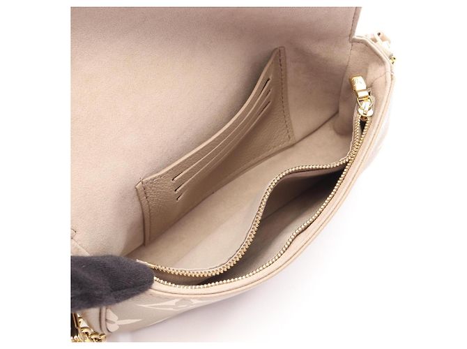 Louis Vuitton Handtasche aus beigem Leder - Ansicht 3