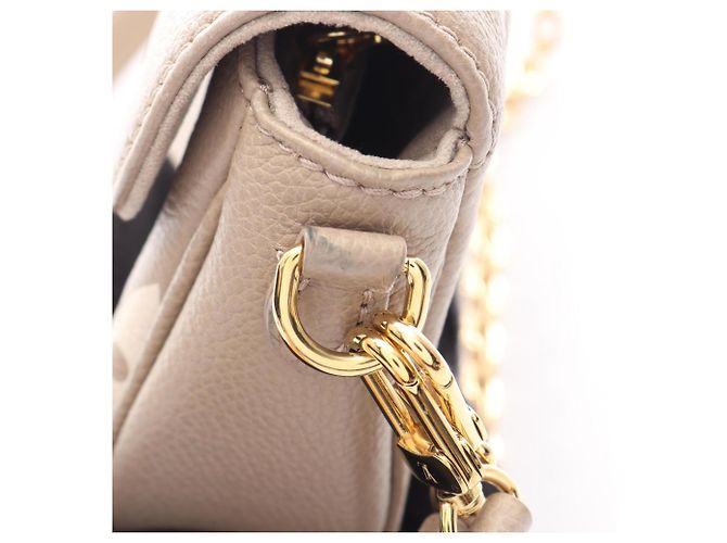 Louis Vuitton Handtasche aus beigem Leder - Ansicht 8