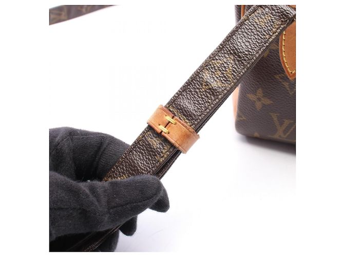 Bolso de hombro Louis Vuitton Nile Monogram Castaño - vista 10