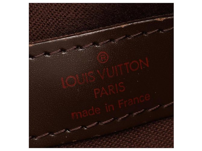 Bolsa de Ombro Louis Vuitton Naviglio Damier Ebene Marrom - vista 4