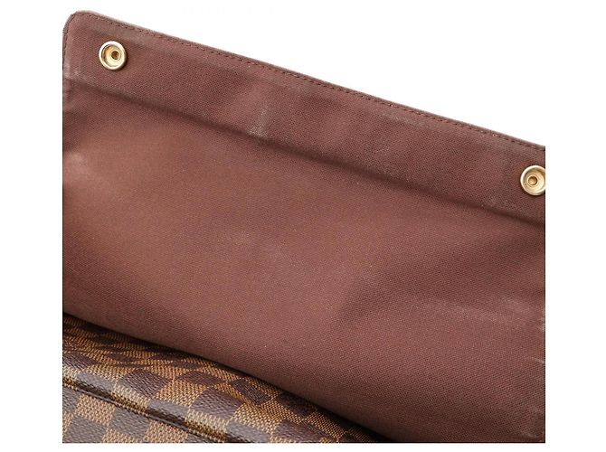 Bolsa de Ombro Louis Vuitton Naviglio Damier Ebene Marrom - vista 7