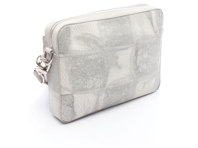 Borsa a tracolla Louis Vuitton Trio Messenger Damier Salt Marrone - vista 2
