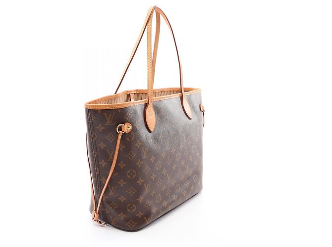 Bolso Tote Louis Vuitton Neverfull MM Monogram Castaño - vista 2
