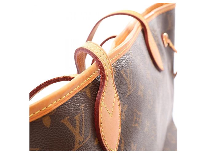 Bolso Tote Louis Vuitton Neverfull MM Monogram Castaño - vista 9