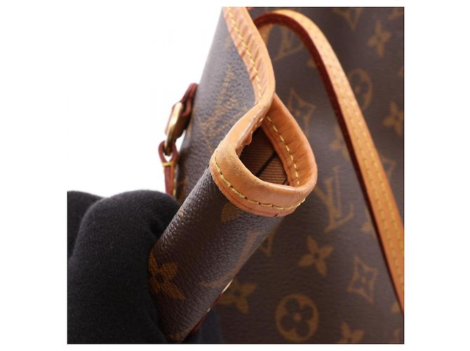 Sac cabas Louis Vuitton Neverfull MM Monogram Marron - vue 10