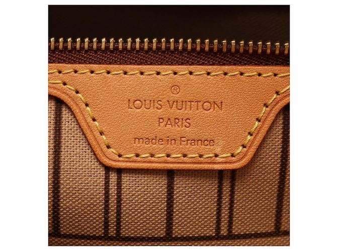 Sac cabas Louis Vuitton Neverfull MM Monogram Marron - vue 4