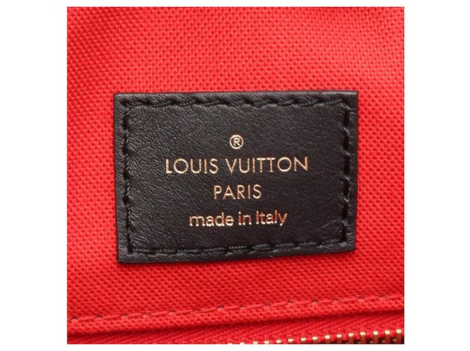 Sac Cabas Louis Vuitton OnTheGo GM Marron Beige Monogramme - vista 4