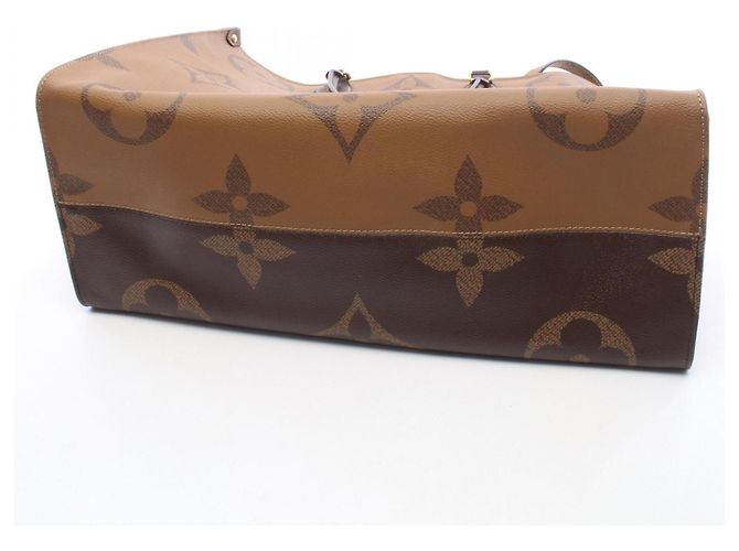 Sac Cabas Louis Vuitton OnTheGo GM Marron Beige Monogramme - vista 8