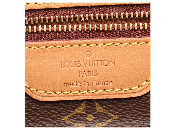 Borsa Cabas Alto Monogram Louis Vuitton Marrone Monogramma - vista 4