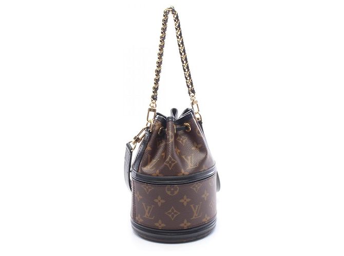 Sac à main Louis Vuitton Canoe Marron Noir Monogramme - vue 2