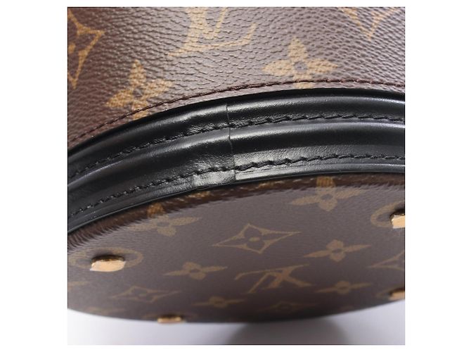Sac à main Louis Vuitton Canoe Marron Noir Monogramme - vue 5