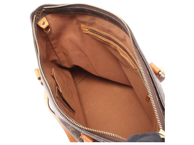 Louis Vuitton Cabas Mezzo Monogram Tote Bag Braun Monogramm - Ansicht 3