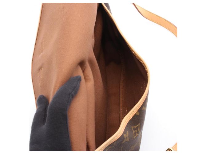 Louis Vuitton Saumur 30 Monogram Schultertasche Braun - Ansicht 3