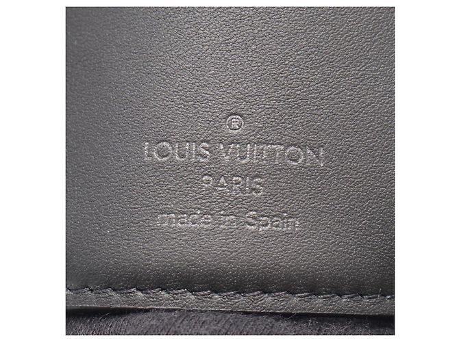 Carteira Compacta Louis Vuitton Discovery Marrom Preto Monograma - vista 5