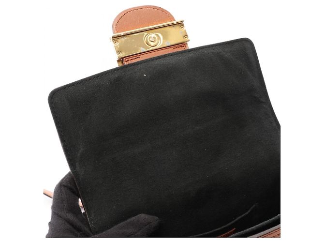 Louis Vuitton Dauphine Mini Monogram Reverse Shoulder Bag Marrone Beige - vista 8