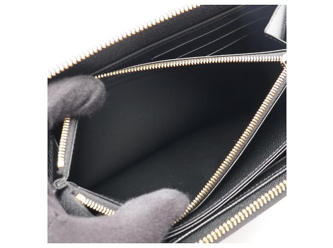 Louis Vuitton Zippy Wallet Epi Noir Black - view 8