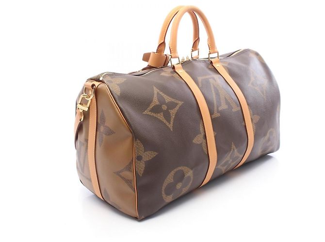 Louis Vuitton Keepall Bandoulière 50 Borsa Boston/Borsa a mano Marrone - vista 2