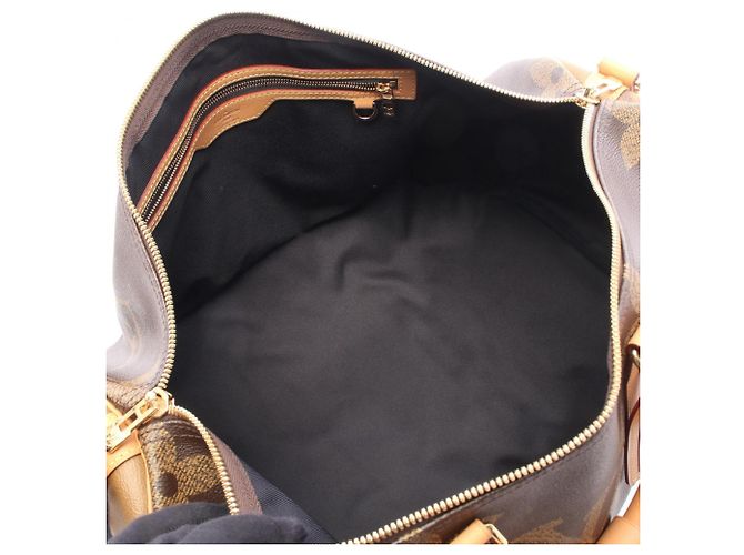 Louis Vuitton Keepall Bandoulière 50 Borsa Boston/Borsa a mano Marrone - vista 3