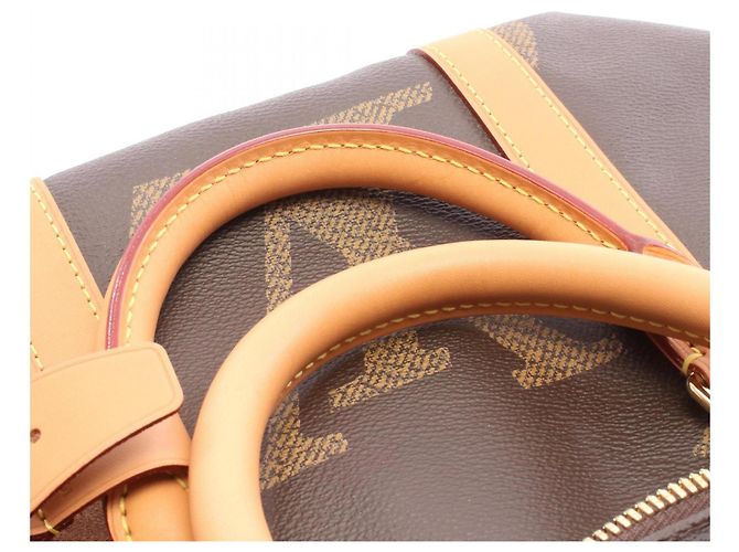 Louis Vuitton Keepall Bandoulière 50 Borsa Boston/Borsa a mano Marrone - vista 7