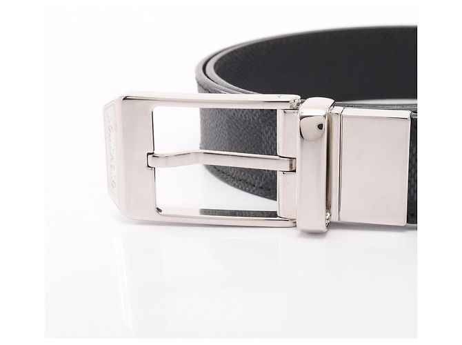 Louis Vuitton Ceinture Seattle Damier Graphite Reversible Belt Schwarz - Ansicht 2