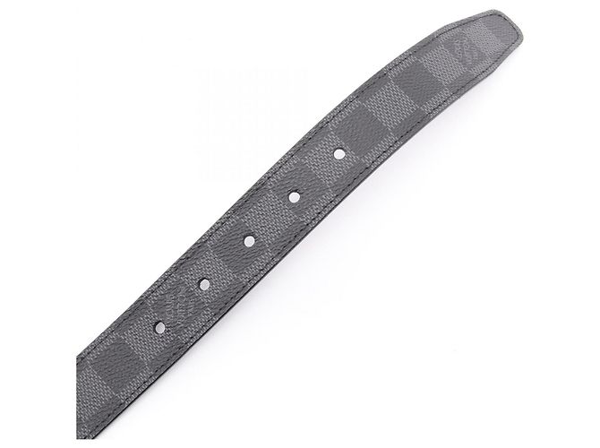 Louis Vuitton Ceinture Seattle Damier Graphite Reversible Belt Schwarz - Ansicht 3