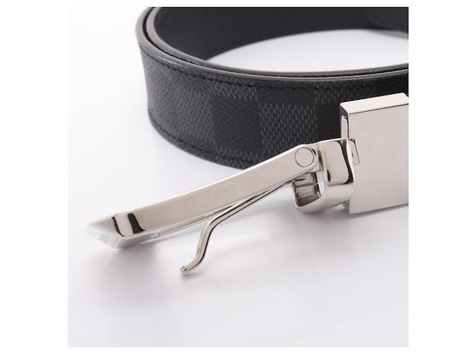 Louis Vuitton Ceinture Seattle Damier Graphite Reversible Belt Schwarz - Ansicht 6