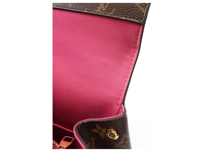 Borsa Louis Vuitton Cluny BB Monogram Rose Marrone - vista 12